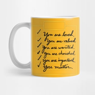 Checklist: you are all of these Mug